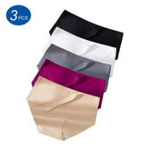 3Pcs Ice Silk Underwear