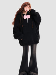 Black Washed Slim Long Bootcut Jeans