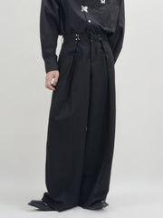 Black Suit Loose Pants