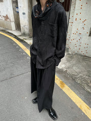 Japanese Loose Casual Culottes Pants