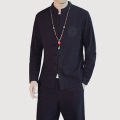 Kezumi Long Sleeve Shirt Black