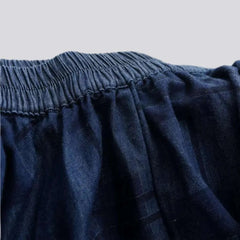 High-waist denim skirt for ladies