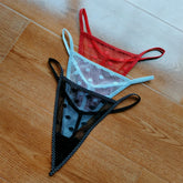 3pcs/pack Micro Transparent Thong