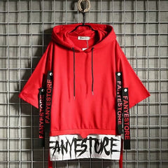 Streamer Hooded Contrast Tee
