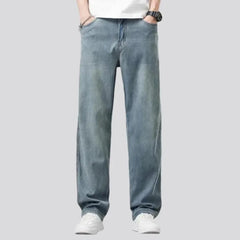 Lyocell high-waist jeans for men
