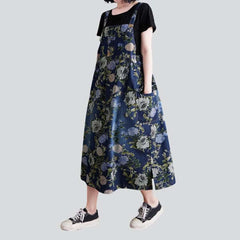 Trendy y2k painted jean dress