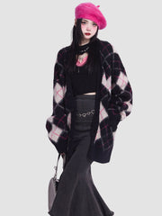 Retro Knitted Loose Cardigan Jacket