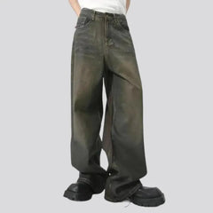 Dark-wash vintage jeans for men