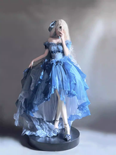 Alice In Wonderland Asymmetrical Retro Lolita Dress MK19189