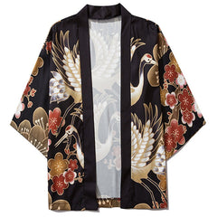 Painting Crane Kimono