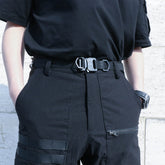 Cyberpunk Automatic Buckle Combat Belt