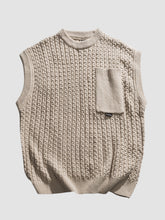 Retro Knitted Loose Sweater Vest