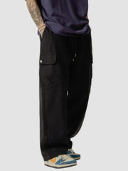 Retro Japanese Loose Straight Pants
