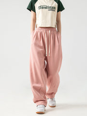 Retro Pleated Loose Thickened Sweatpants