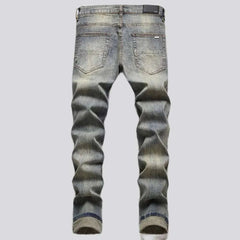 Distressed y2k jeans for men