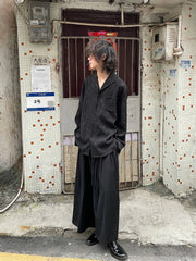 Japanese Loose Casual Culottes Pants