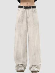 National Trend Washed Old Drape Pants
