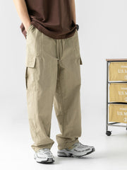 Retro Loose Three-Dimensional Cargo Pants