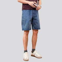 90s straight jean shorts for men