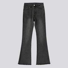 Raw-hem vintage jeans for ladies