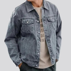 12oz oversized jeans jacket for men