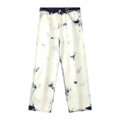 Boho mid-waist men's jeans