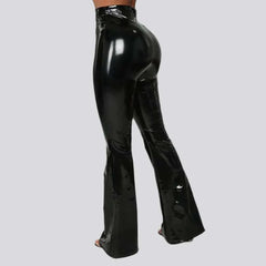 Flared women's jean pants