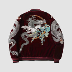 Embroidered Dragon Sukajan Jacket