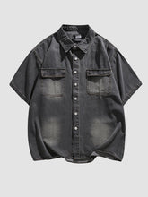 Retro Washed Denim Shirt