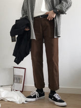 Retro Slim Fit Straight Casual Pants