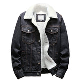 Solid Color Denim Jacket