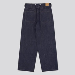 High waisted heavyweight self-edge jeans