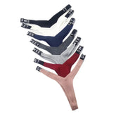 7pcs Fast Shipping "Y Shape" Sexy Women Ribbed Cotton Panties