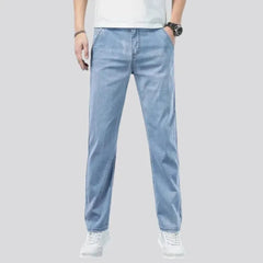 Lyocell men's stonewashed jeans