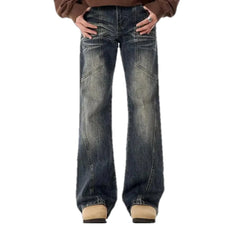 Vintage style wide fit men's jeans