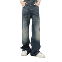 Fashionable baggy carpenter men's jeans