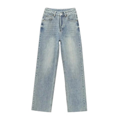 Vintage sanded jeans for ladies