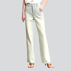 Bleached jeans for ladies