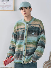 Vintage Patchwork Knit Cardigan