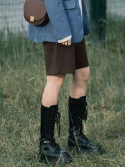 Woolen Five Quarter Pants