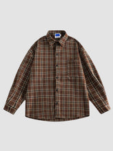 Retro Striped Long Sleeve Shirt