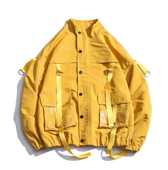 Techwear Pechnical Pockets Waterproof Jacket