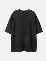 Vintage Washed Butterfly Skull Tee