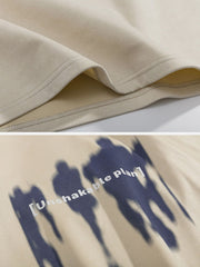 Fuzzy Shadow Print Tee