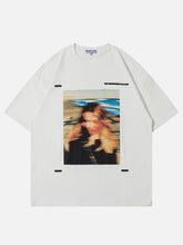 Blur Girl Print Tee