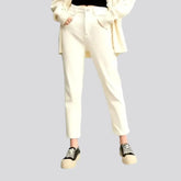 90s monochrome jeans for women