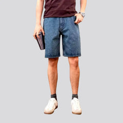 90s straight jean shorts for men
