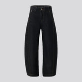 90s style boho contrast men's jeans