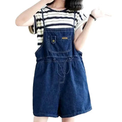 90s women's jean overall shorts