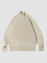 Retro Half Turtleneck Loose Sweater